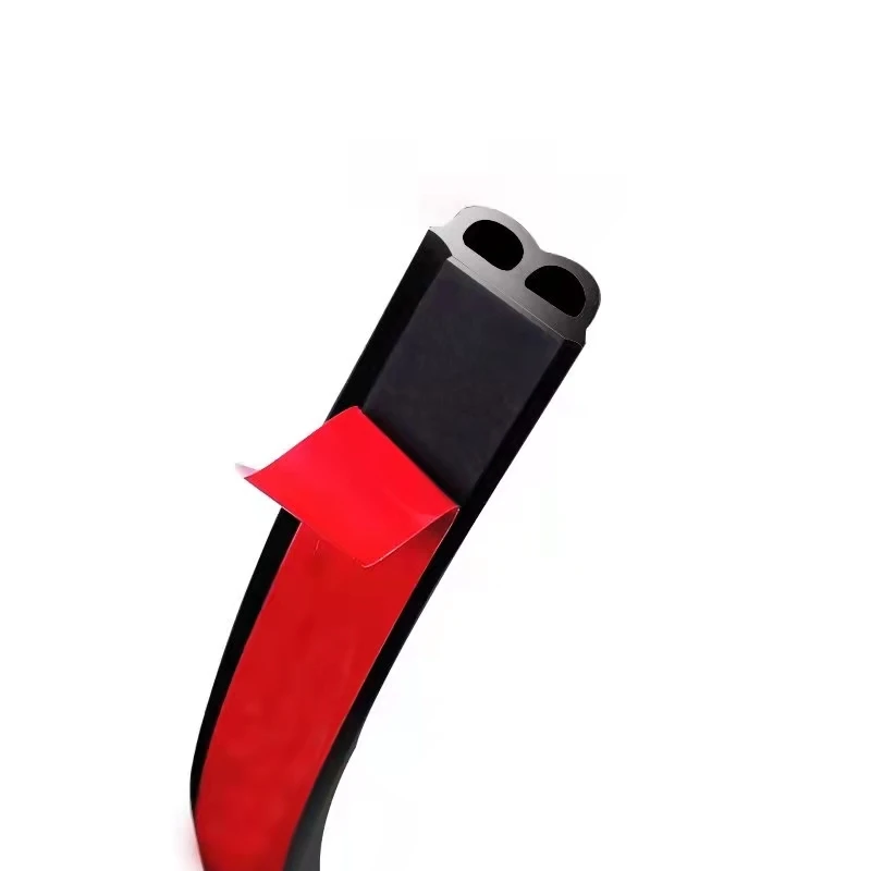 Adhesive-backed EPDM rubber seals for automotive OEM designs