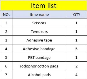 First Aid Kit, Portable Medical Bag, Emergency Survival Bag, Lightweight and Portable Survival Kit for Outdoor