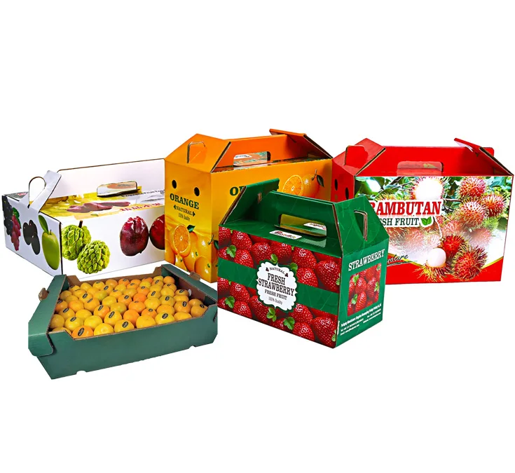 
Wholesale corrugated Paper Cardboard Carton Banana Packing Storage Box Design Sizes Packaging 