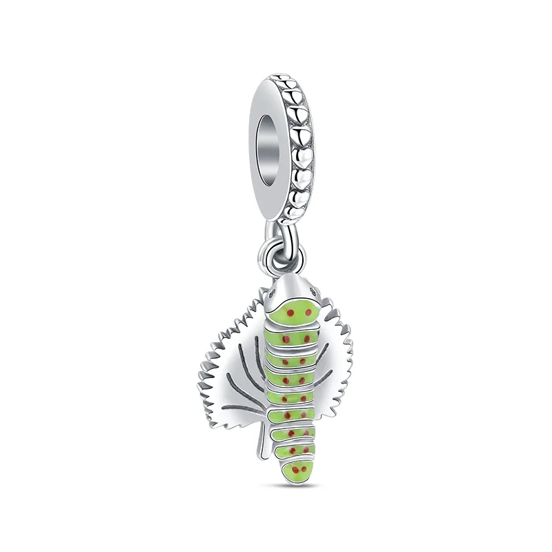 Hot Fit Brand Bracelets Insect Charms Pendant S925 Sterling silver Clown Ice cream Carousel Charms Beads For Women DIY Jewelry