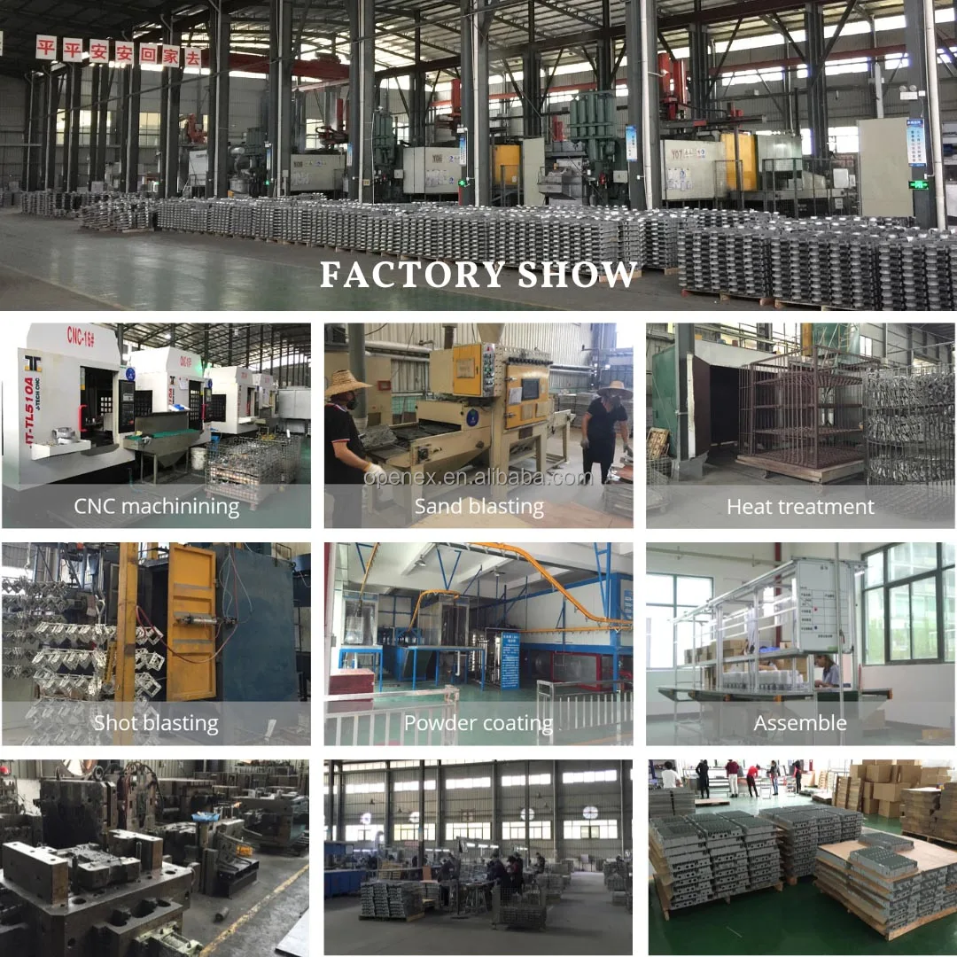 OEM Service ADC12 A360 High Pressure Alloy Die Casting Precision Custom Large Aluminum Machinery Housing
