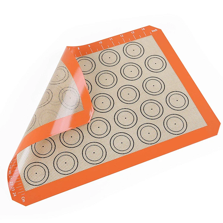 customized logo large Bread cookie sheets macaron silicon baking mat