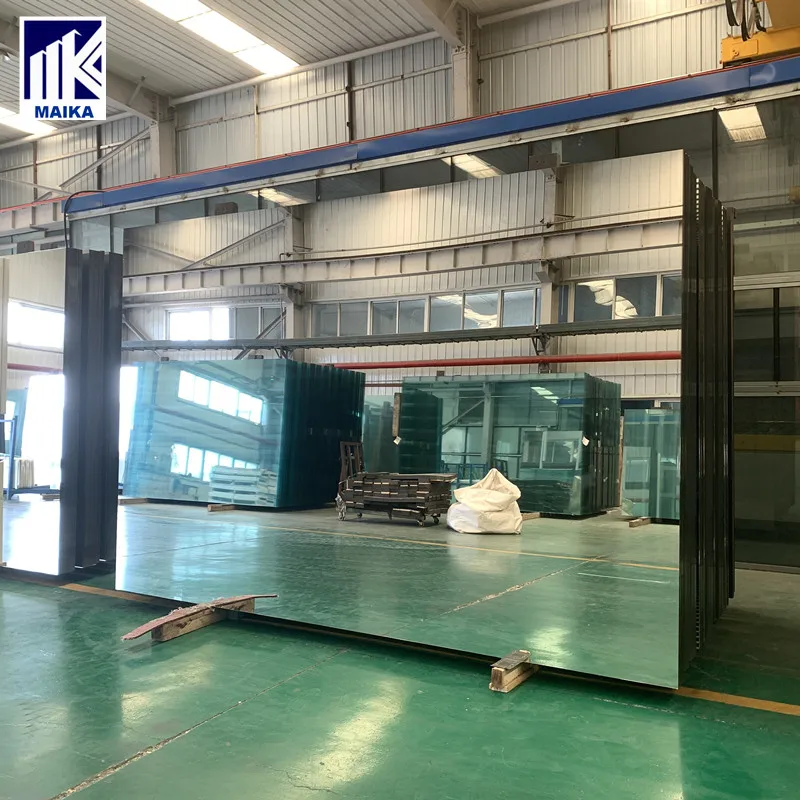 frame less Cheap China Large Gym Mirrors Dancing Room Mirror 2 3 4 5 6 aluminium mirror safety film coated back without frame