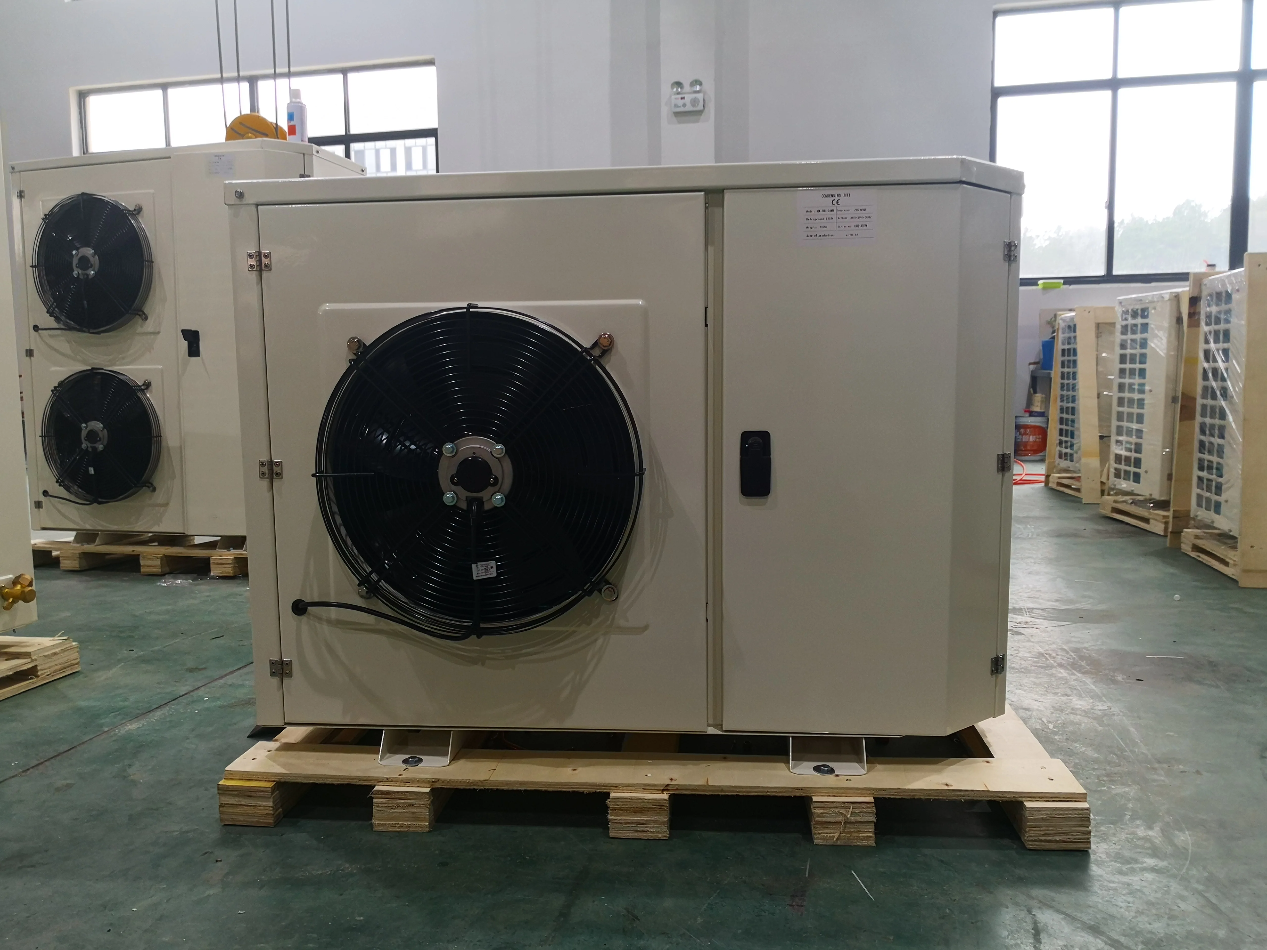 EMTH condensing unit to match copper tube and fins evaporator for cold room