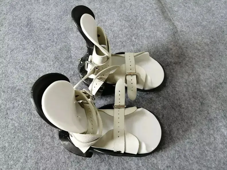 TJ-FM027 Medical Orthopedic Leather Dennis Brown Splint Shoes for Corrective Deformed Foot for children