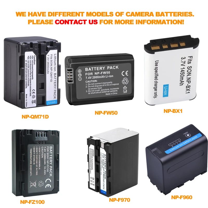 8000mAh 10000mAh Lithium ion 12000mAh NP-F990 NP-F980 F970 F960 camera Battery for CCD-TRV35 TRV940