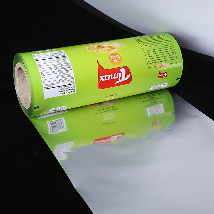 Food Grade Flexible Packaging aluminium foil Laminating Film Roll Form Printed Moisture Proof Customized Plastic Laminated Film