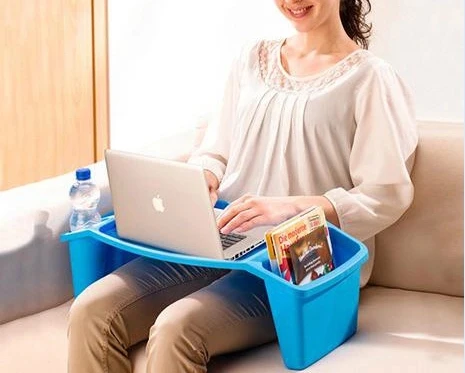 Kids Lap Desk Tray Plastic Portable Activity Table Laptop Desk Tray Contains Extra Storage Space