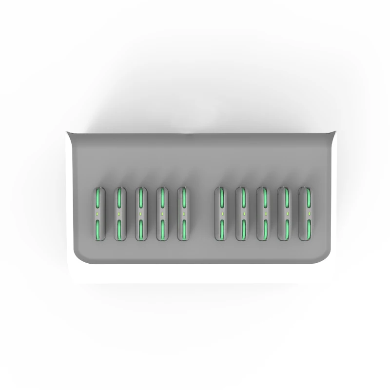 
10 slots sharing power bank rental station share power banks station with 12.5 inch advertising LCD screen 