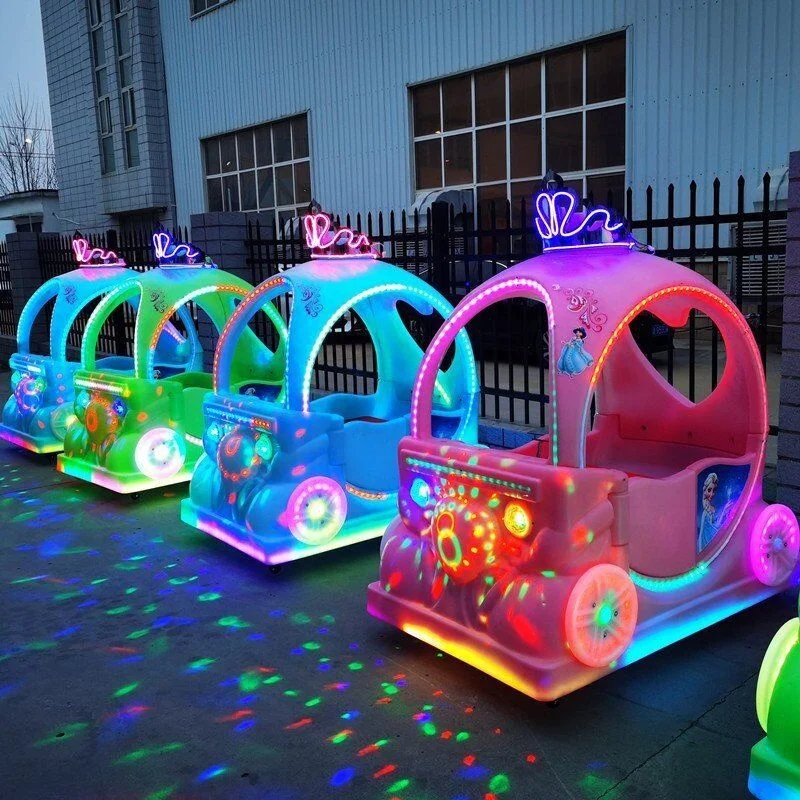 Princess Float Bumper Cars Amusement Funfair Kids Ride Luminous Electric Amusement Car Princess Float for Sale