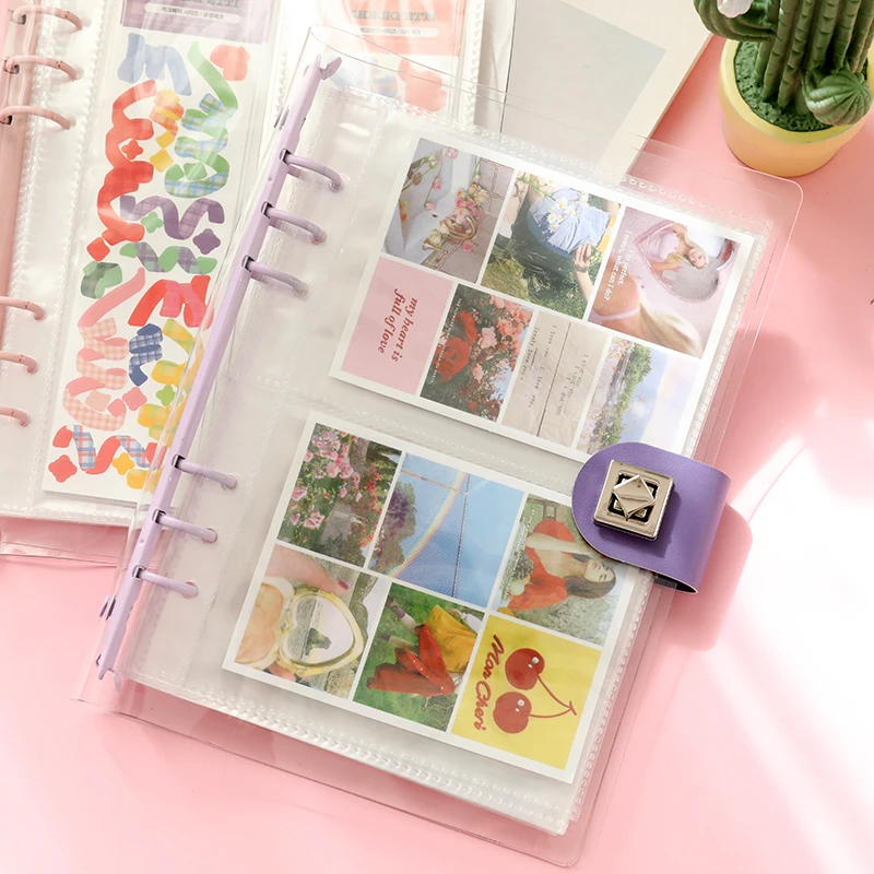 Collect kpop album photo album for fujifilm instax  mini flim Clear 6-hole binder album