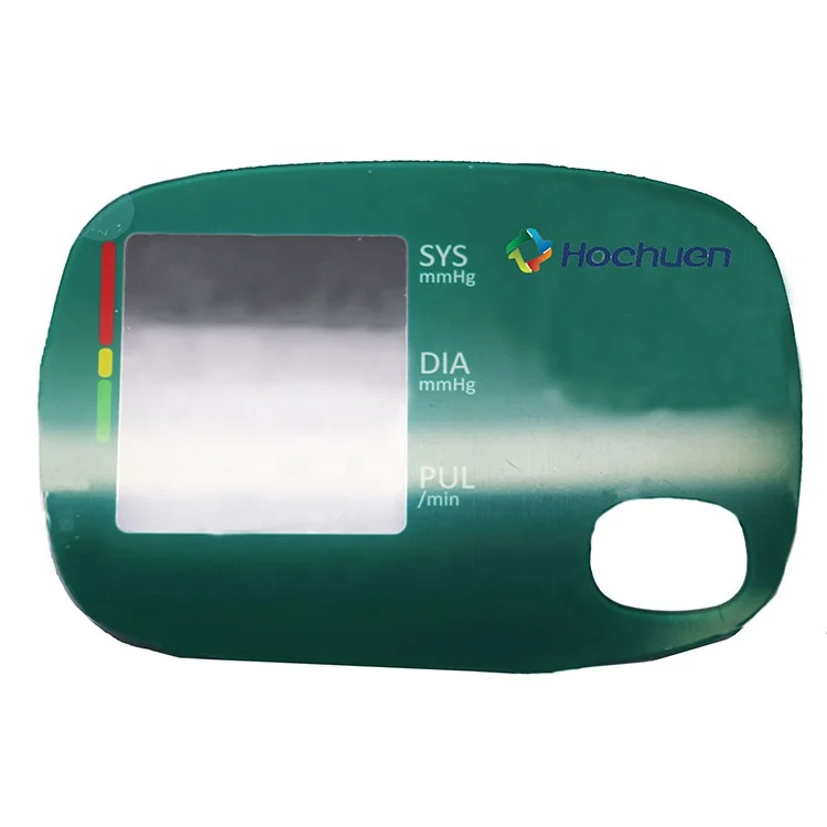 OEM Medical Device Front Panel Custom PC PET Control Panel Printing Graphic Overlay Acrylic/Polycatbonate Velvet Lexan Label