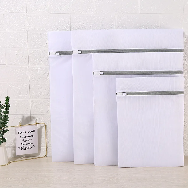 custom washing machine mesh laundry wash bag reusable nylon mesh washing bag for clothes bra