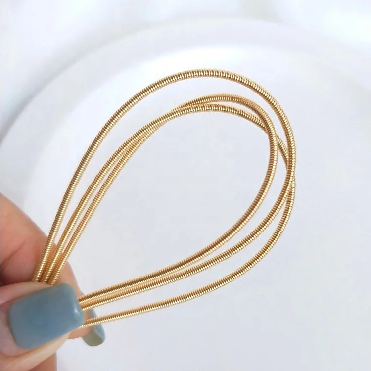 high quality 14k gold filled manufacturer oem wholesale fashion diy jewelry sterling silver spring wires component accessories