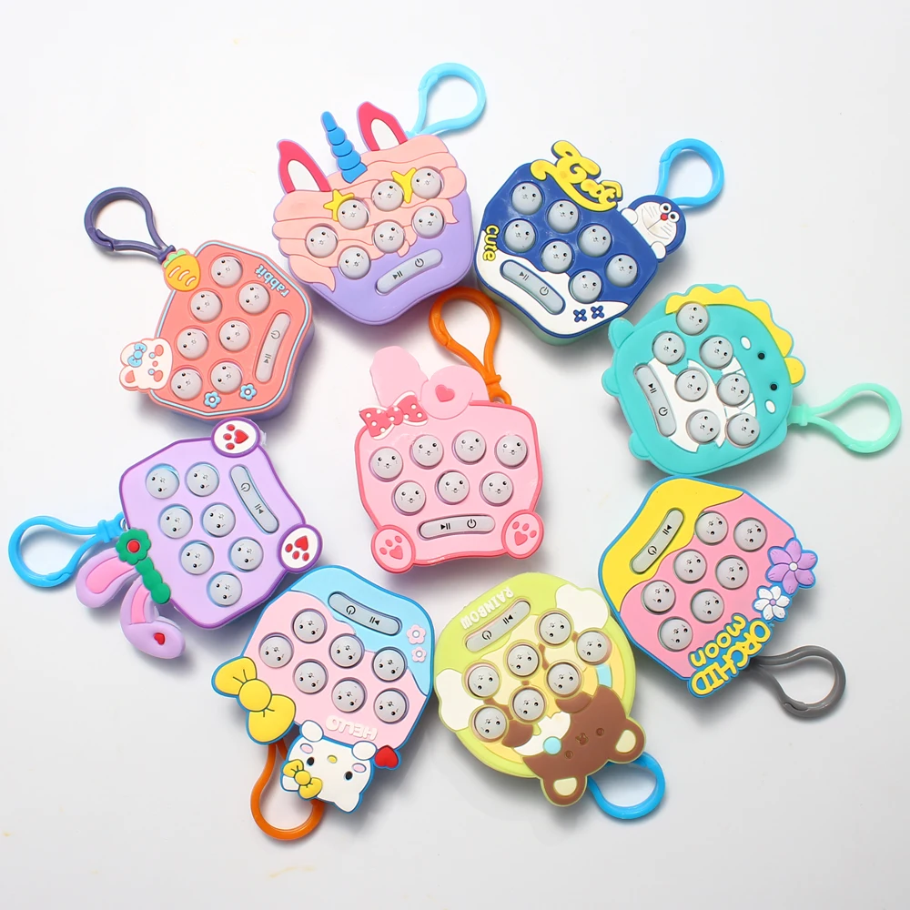 Factory Wholesale Kids Educational Toy Quick Push Game Console Electronic Pop Game Whack-a-mole For Children