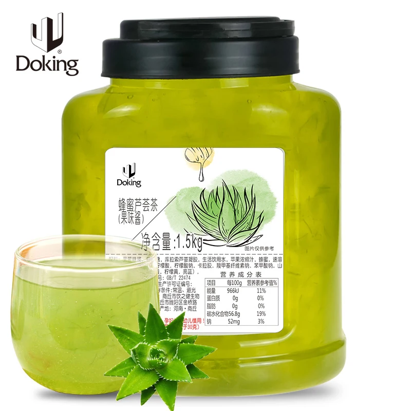 Производитель Doking лидер продаж продукты для Пузырькового чая меда алоэ джема