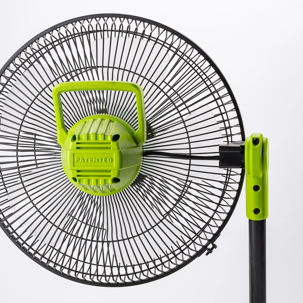 14 inch 3 speeds 18v cordless portable rechargeable home or outdoor fan jobsite fan