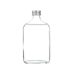 50ml 100ml 200ml 250ml 350ml 500ml Flat Empty Clear Liquor Wine Glass Bottle for Whisky, Rum, Tequila, Vodka, Liquor, Wine