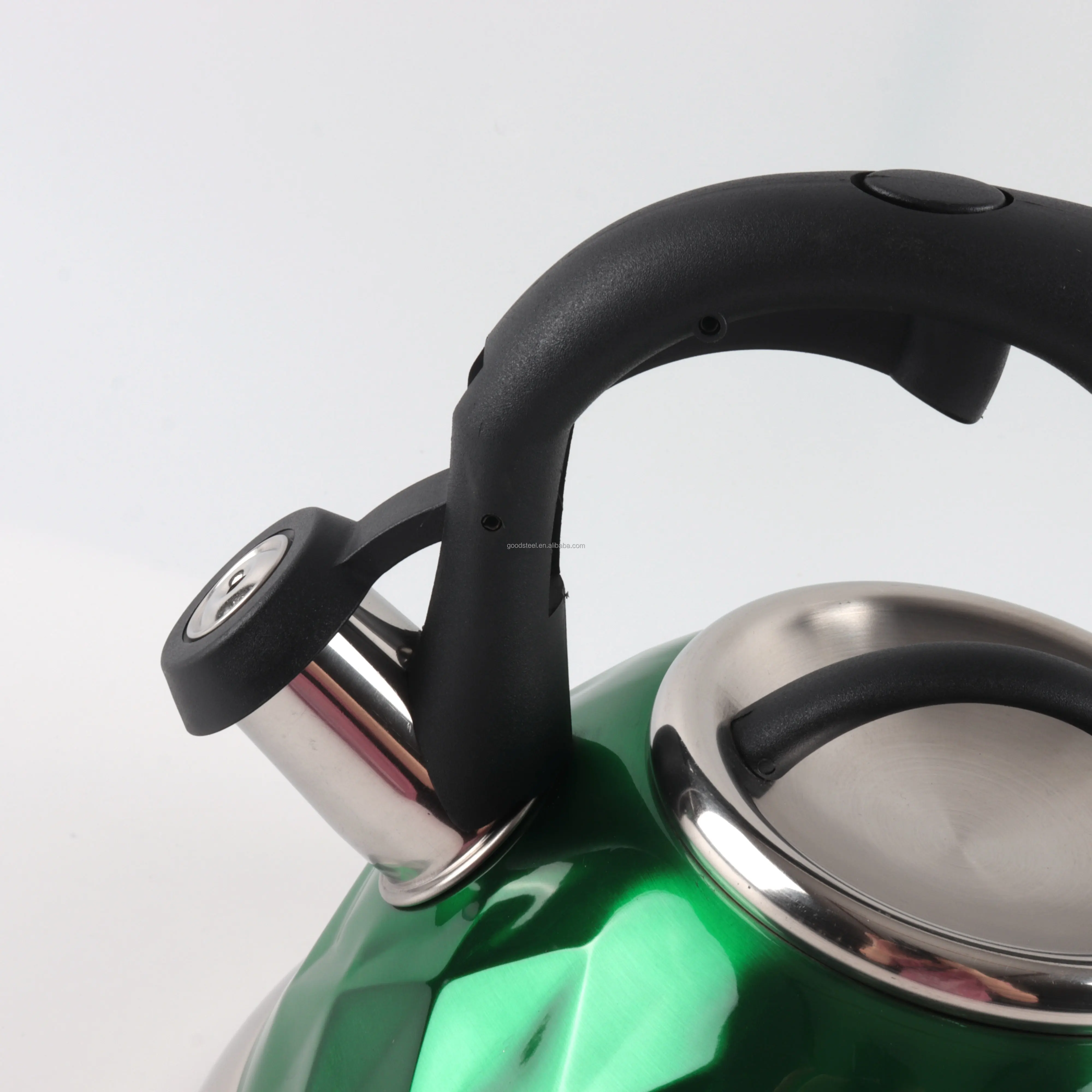 Popular 3.0L Stainless Steel Whistling Kettle Home Use 3L 4L 5L Whistle Kettle Nice Color Painting Europe Style Coffee Tea Set