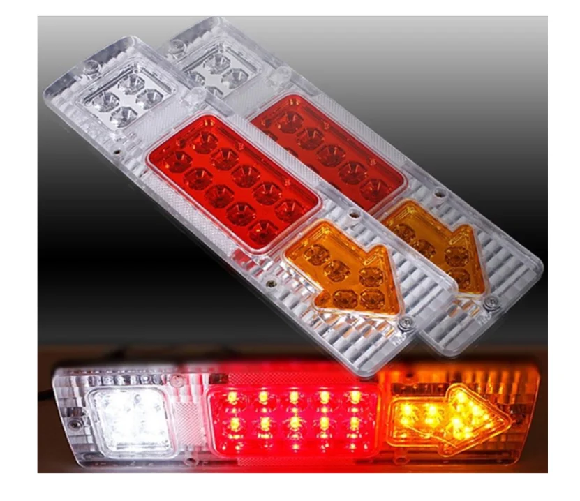 led 12 x 3.4 inches combination stop turn tail light lamp for trailer