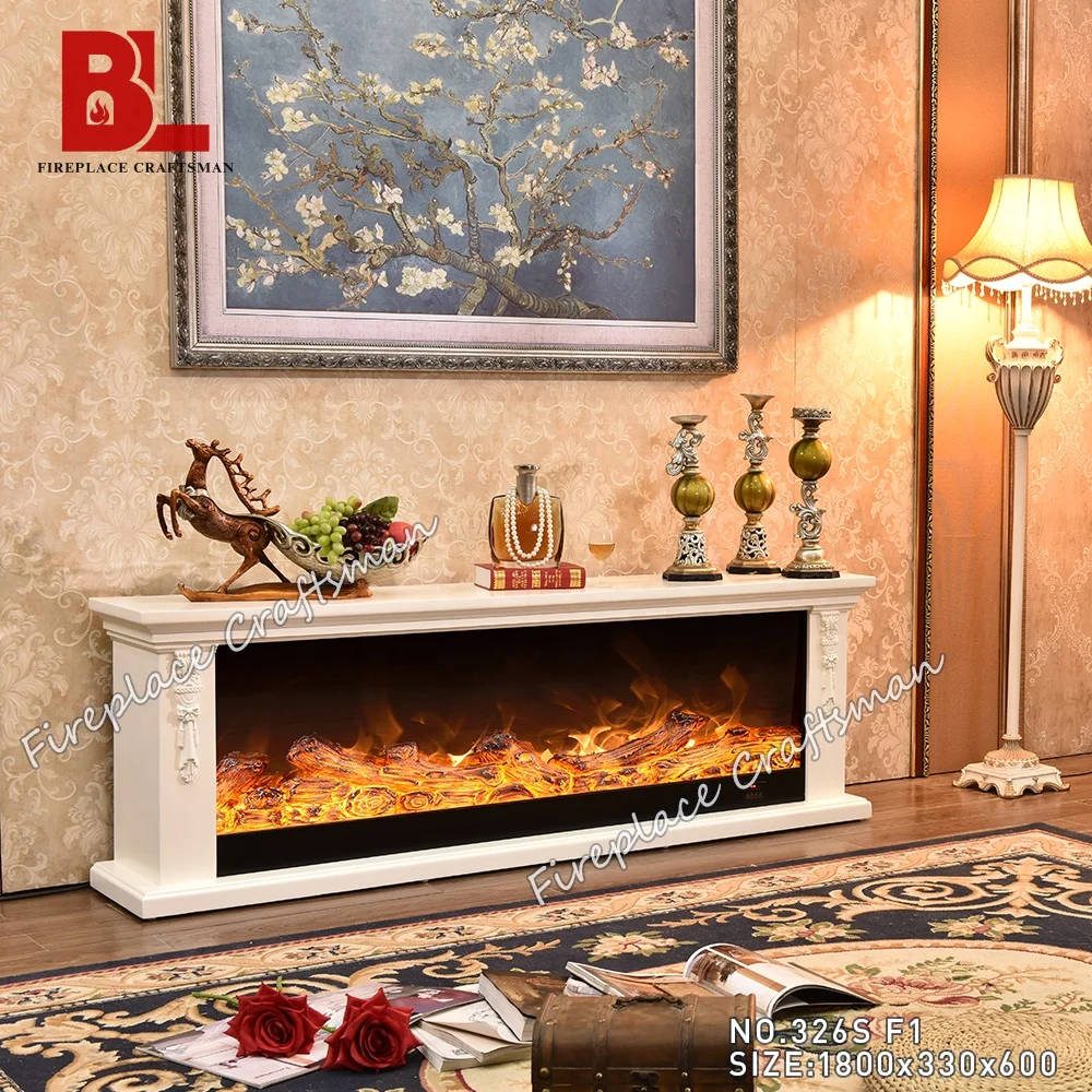 326S house decor wood led electric fireplace decoration stoves mantel