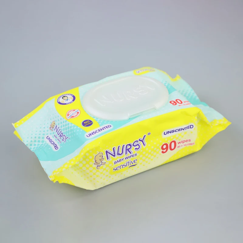 Custom Logo Customized Wholesale Disinfectant Spunlace Biodegradable Baby Wet Wipes Sensitive Container For Switches