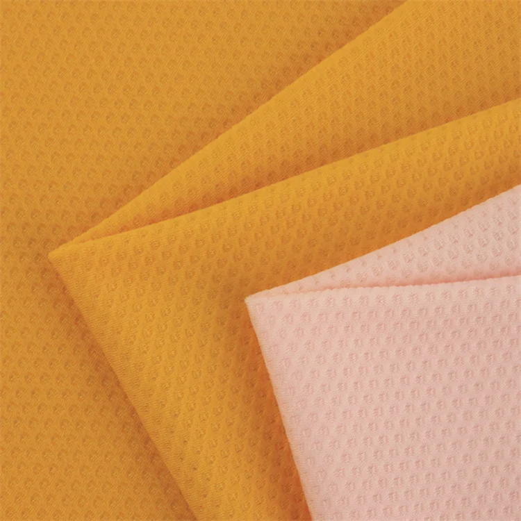 Спортивная одежда для бега, охлаждающий сухой полиэстер, Спортивная дышащая трикотажная сетчатая ткань