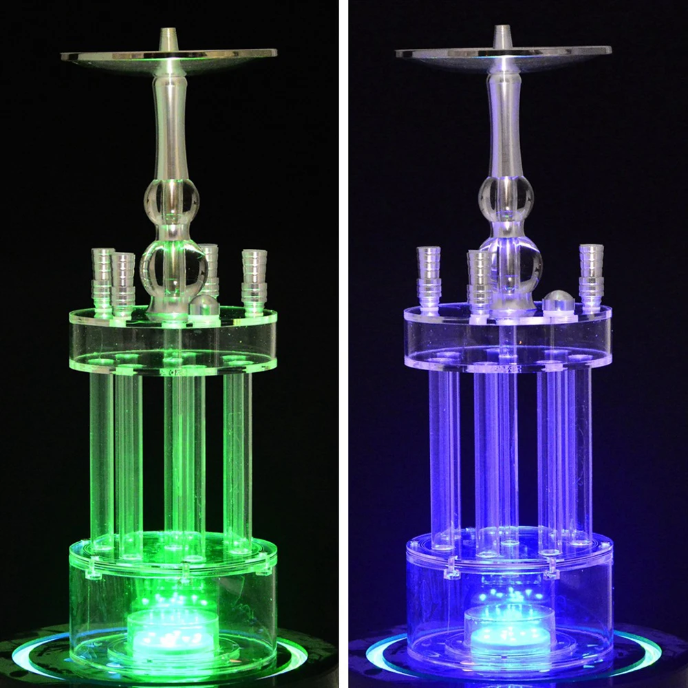 Hot Selling Colorful Hookah Accessories Laser LED Light Sheesha Set for Shisha Bar Smoking