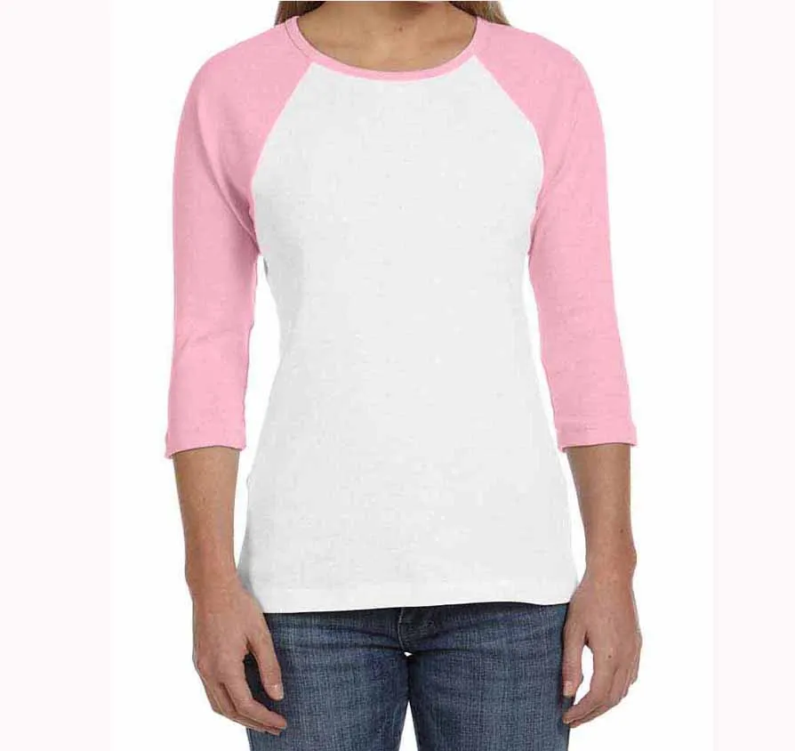 
3/4 Sleeves Baseball Shirts / Custom Raglan sleeve T-Shirts 