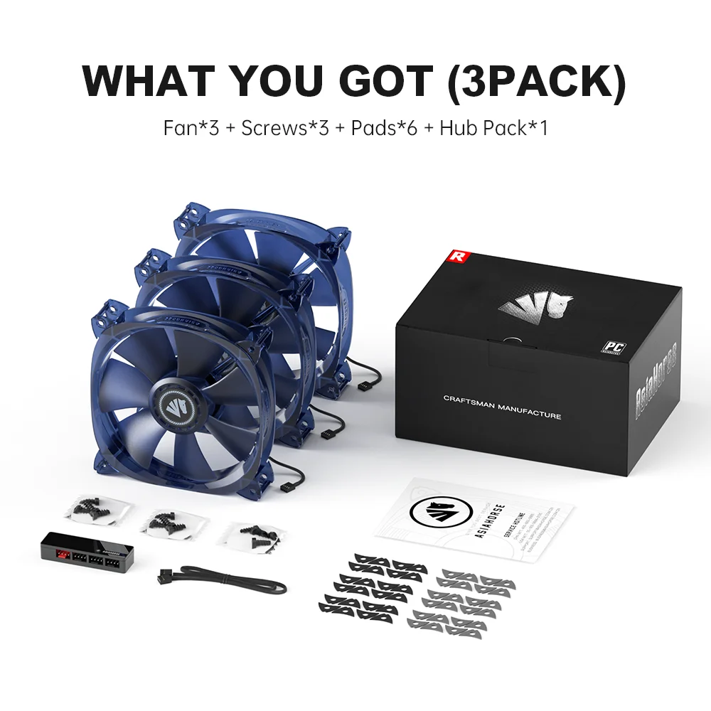 Fish-Bone Pwm Case Fans Quiet Thin And Light 12v 4-Pin Motherboard Control Fan 120mm