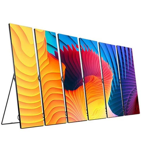 P2.5 P3 P4 USB WIFI 4G HD Full Color LED Display Panel  Height Brightness Exhibition Advertising Display Indoor Led Poster