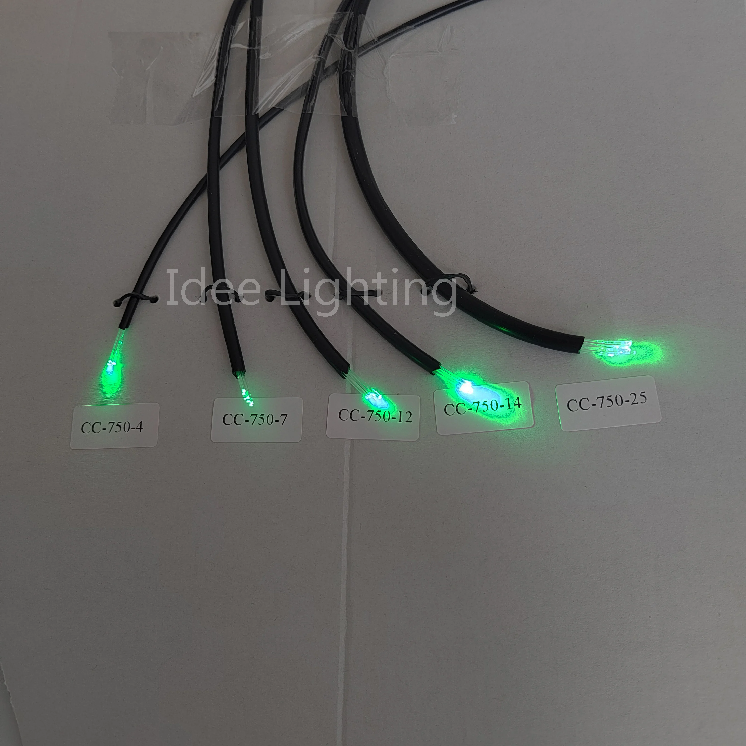 12*0 75 multi core пластиковое Оптическое волокно с черным ПВХ 100 м/рулон