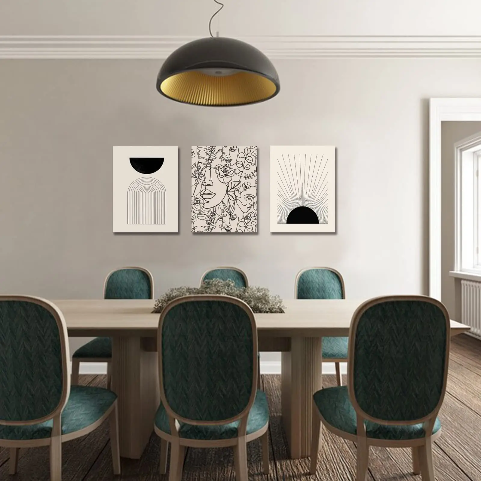 Minimalist Boho Artwork Nordic Panvas Posters Abstract Flower Canvas Prints Wall Art Canvas Print Wall Painting