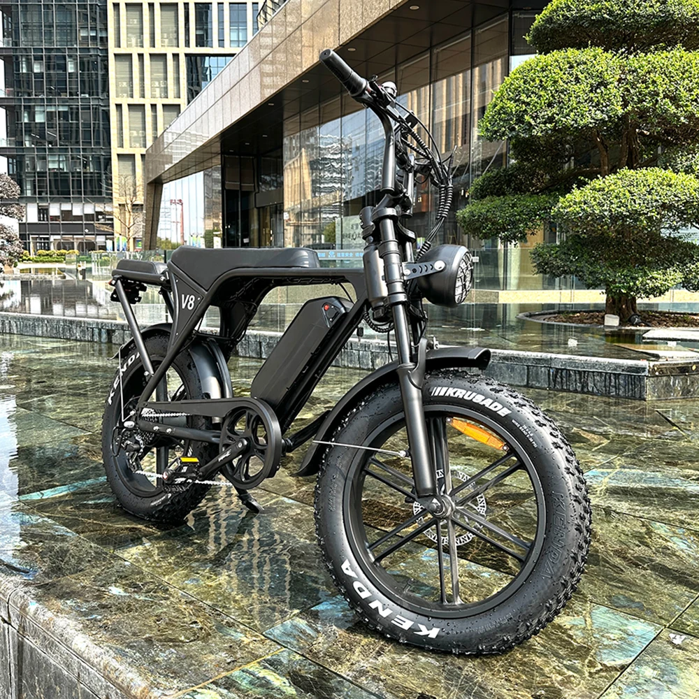 Оригинальный электровелосипед Fatbike Electrische Ouxi V8 250 Ватт Fiets Eu склад Ebike 48v 15ah электрический велосипед с толстыми шинами