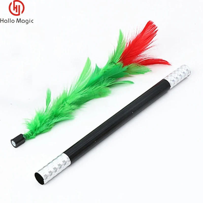 Crazy Magic Wand Toy to Flower Sets Easy Magician Tricks Fire Street Stage Performance for Kids Adult Props Funny Gifts