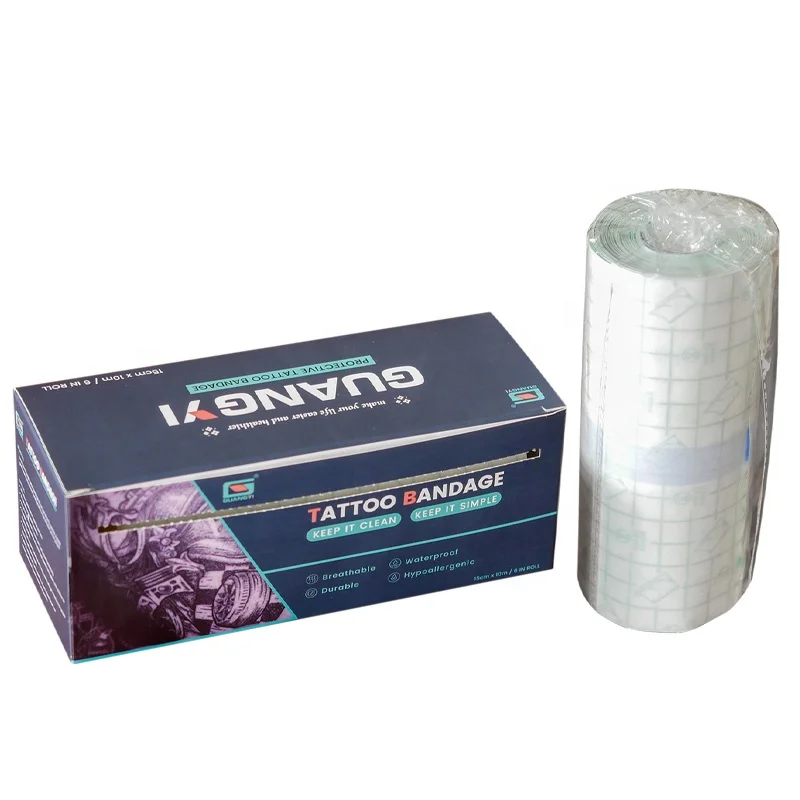 High Quality Hot Sell Skin Friendly Protective Breathable Transparent Tattoo Film After Care Tattoo Film