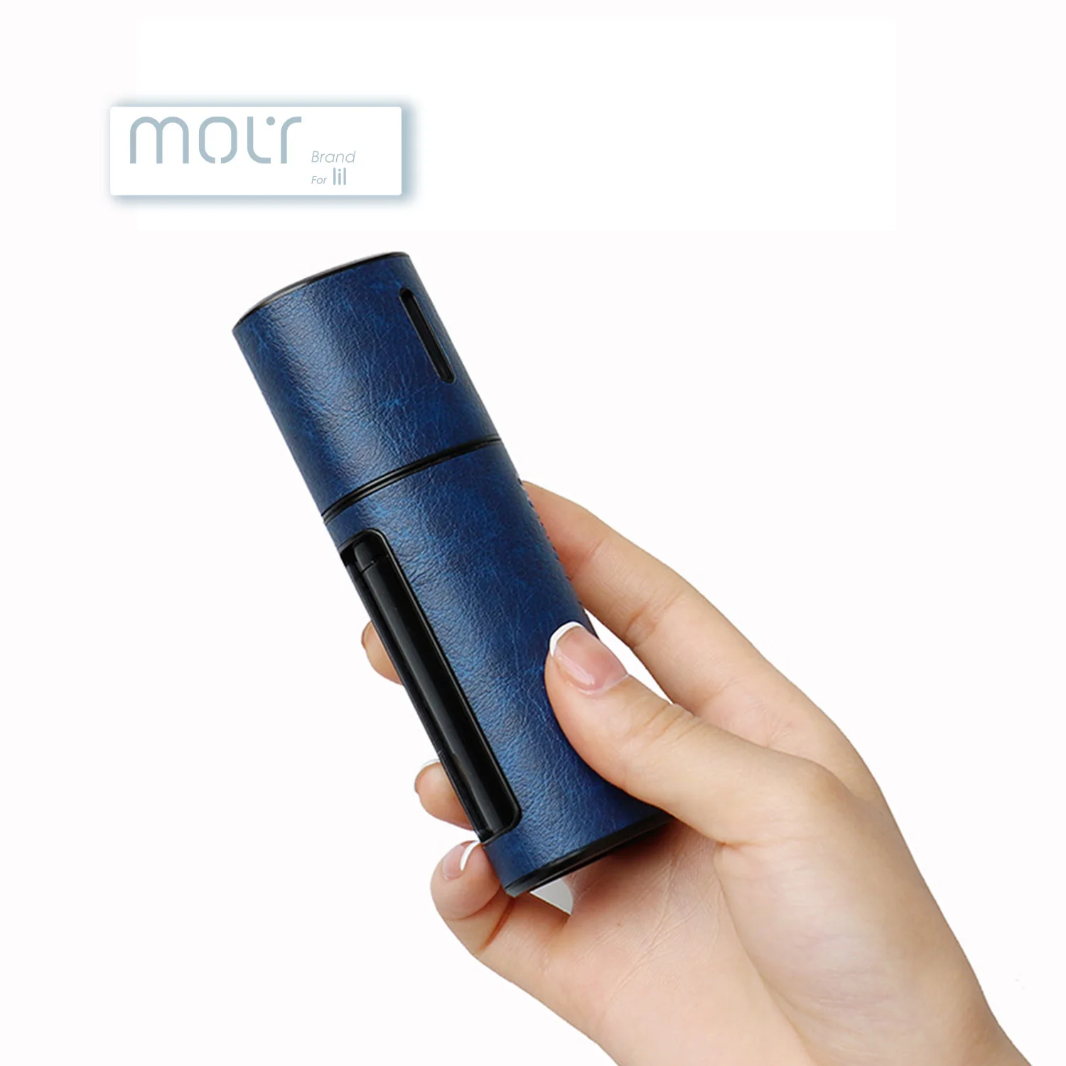 Molytech 2022 Heat Not Burn Device Iqo Pu Leather Lil Cover L004 Lil Case Electronics Cigarette Vape Accessories For Lil