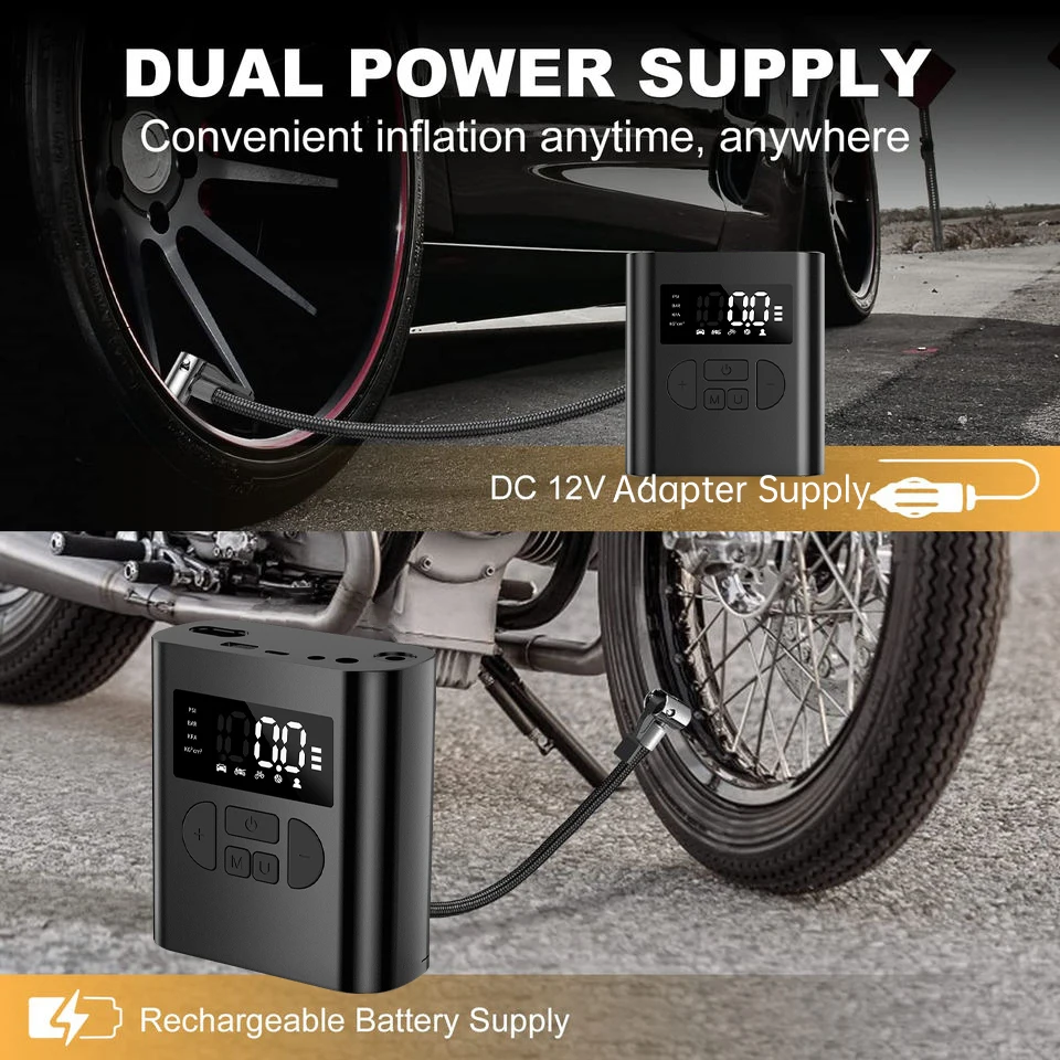 Best Car Air Compressor Pump Portable Air Pump Inflator Bicycle Auto Tire inflator For Car