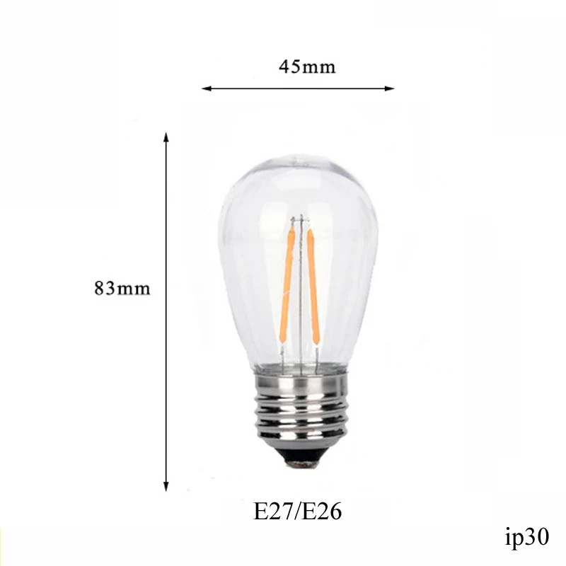 Edison Bulb E27 220V 40W ST64 G80 G95 T10 T45 A19 Retro Ampoule Vintage Incandescent Bulb edison Lamp Filament Light Bulb Decor