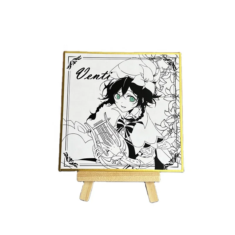 1pcs custom cartoon signature board Gift-Giving Blank Shikishi board for drawing