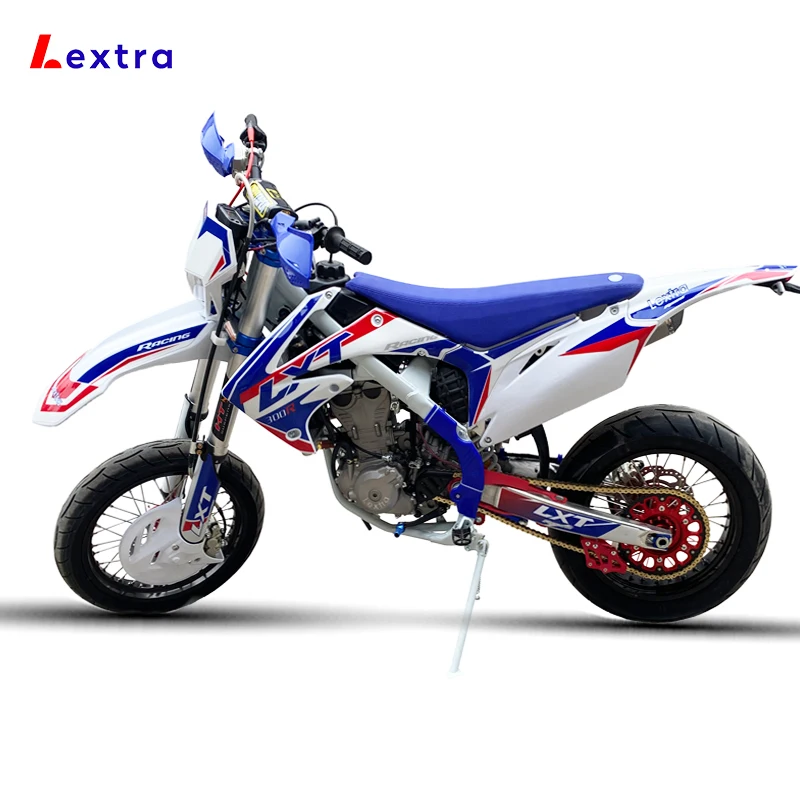 Lextra Single Cylinder 4 Stroke Water-cooling Full Size Brushless Water Cooling Gas / Diesel 6L > 80km/h 300cc Enduro Dirt Bike
