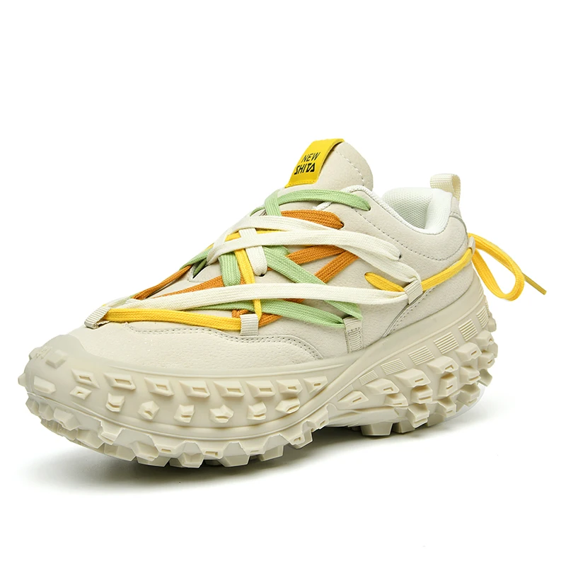 Fashion Customized New Style Casual Shoes Elastic Air Cushioned Running Shoes Men Running Retro Sneakers
