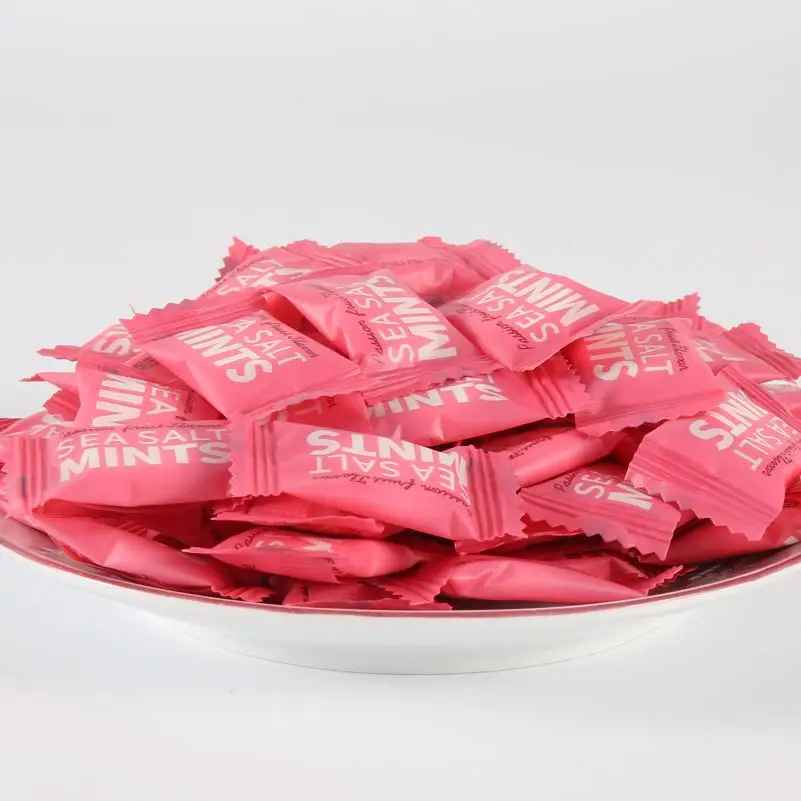 
China factory price Tablet candy pink Bulk colorful packaging candy casual snacks 