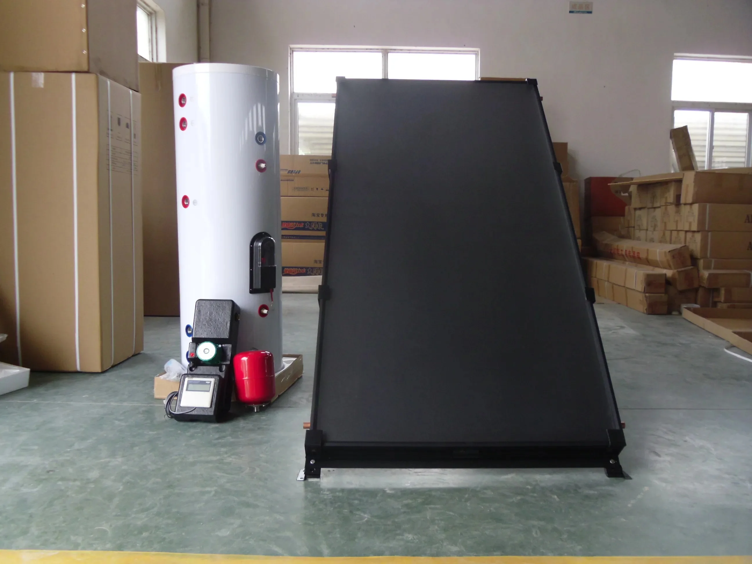 Factory Price Black Flat Plate Panel Collector 2024