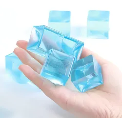 New Cute Cat Claw Kawaii Crystal Ice Cube Mochi Stress Relief Ball Small TPR Soft Rubber Jelly Sticky Toys Cute Cat Claw