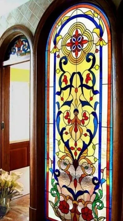 Factory Price Wholesaling Customized Church Tempered Decorative Art Stained Glass Panel