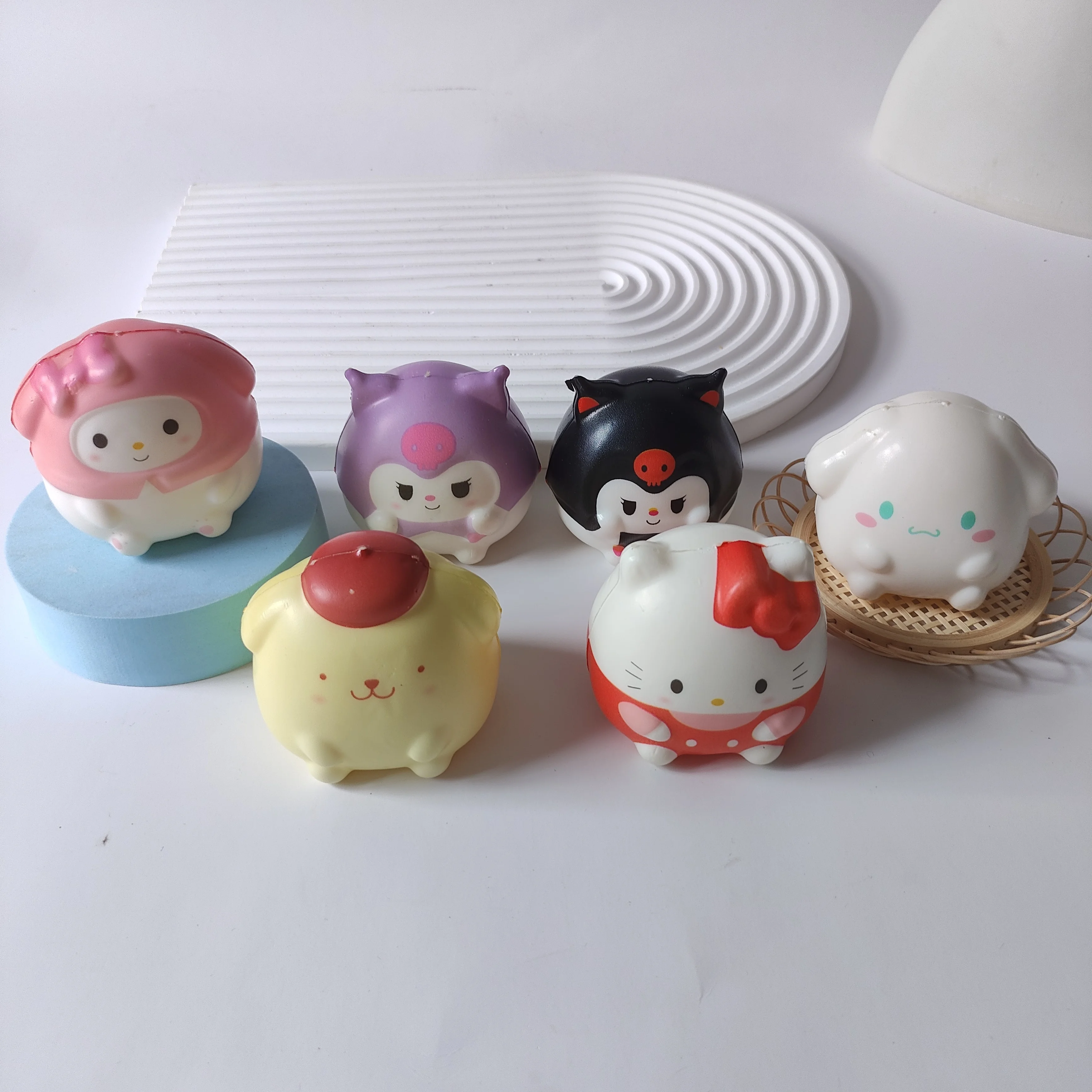 Wholesale Stress Relief Pu all kinds of small toys anime character dolls cartoon stress relief characters gifts for children
