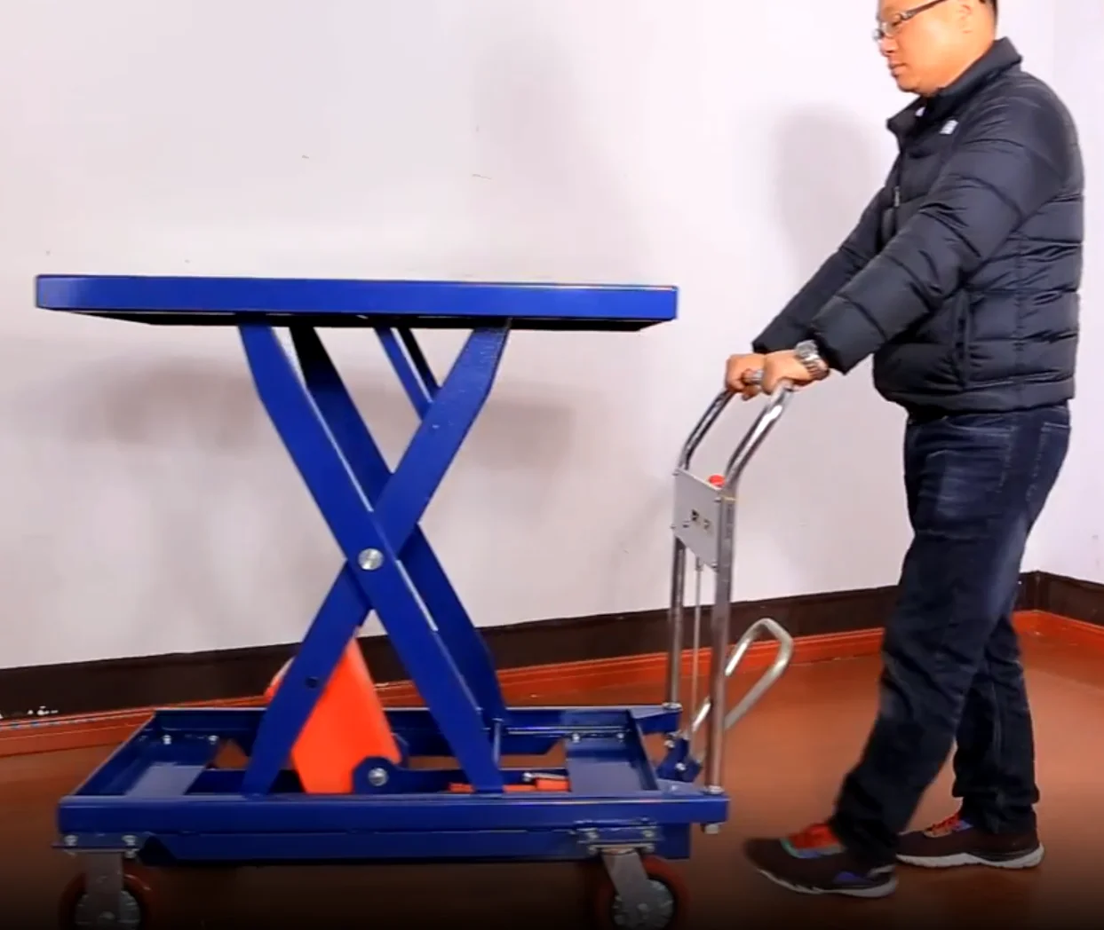 platform lifts 500kg 0.5ton hand hydraulic single scissor lift table