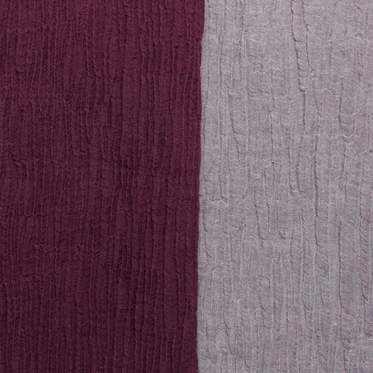 China apparel dress fabrics thailand crinkle ramie cotton blend fabric wholesale vintage eco-friendly fabric by the meter