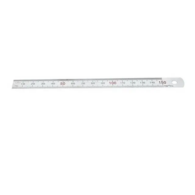 
Stainless Ruler 150mm with Conversion Table on the back 